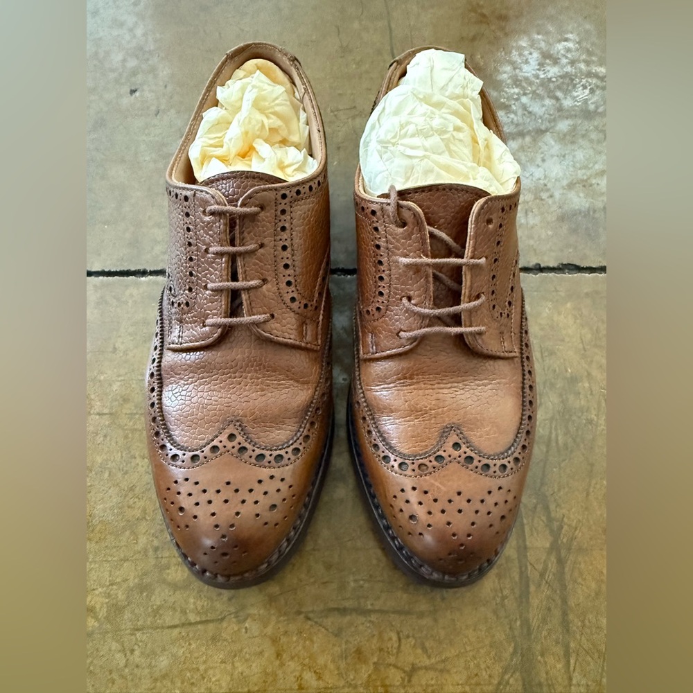 Crockett & Jones Brown Brogue Leather Shoes Women UK 4.5 US 7.5